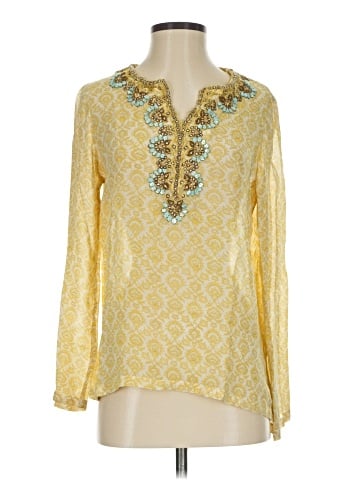 The J. Peterman Co. Long Sleeve Blouse (view 1)