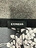 Express 100% Polyester Print Black Casual Skirt Size XL - photo 4