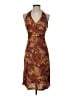 Devan Paisley Brown Cocktail Dress Size S - photo 1