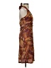 Devan Paisley Brown Cocktail Dress Size S - photo 4