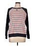 Eddie Bauer Stripes Black Pullover Sweater Size L - photo 1