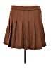 Blāshe Solid Brown Casual Skirt Size L - photo 2