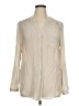 Zac & Rachel Ivory Long Sleeve Blouse Size XL - photo 1