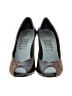 Cynthia Rowley TJX Tweed Brown Heels Size 9 - photo 2