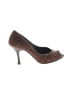 Cynthia Rowley TJX Tweed Brown Heels Size 9 - photo 1