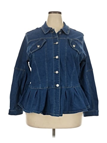 Shein Curve Denim Jacket (view 1)