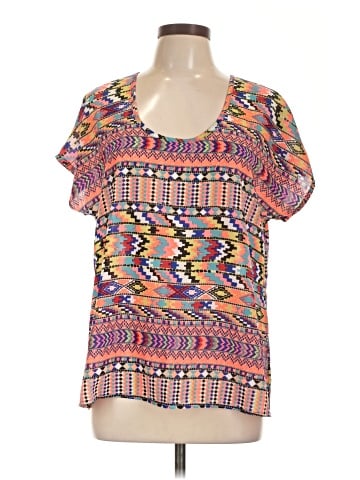 Fun & Flirt Short Sleeve Blouse (view 1)