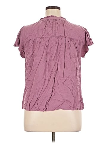 Rose + Olive Short Sleeve Blouse (view 2)