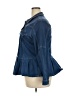 Shein Curve Blue Denim Jacket Size 20 Plus (4) - photo 5