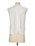 Halogen 100% Polyester Silver White Sleeveless Blouse Size S - photo 2