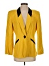 Kasper A.S.L. 100% Viscose Yellow Blazer Size 4 - photo 1