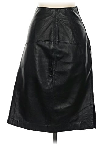 Andrew Marc Faux Leather Skirt (view 1)