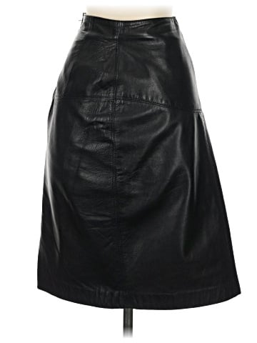 Andrew Marc Faux Leather Skirt (view 2)