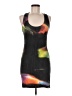 Insight Graphic Black Cocktail Dress Size 6 - photo 1