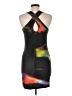 Insight Graphic Black Cocktail Dress Size 6 - photo 2
