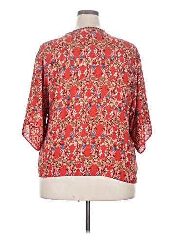Max Studio 3/4 Sleeve Blouse (view 2)