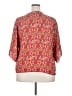 Max Studio 100% Polyester Red 3/4 Sleeve Blouse Size 2X - photo 2