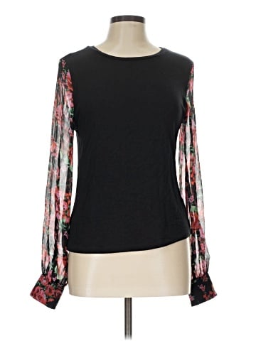 Generation Love Long Sleeve Silk Top (view 1)
