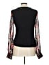 Generation Love 100% Silk Black Long Sleeve Silk Top Size L - photo 2