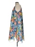 Mlle Gabrielle 100% Polyester Print Blue Casual Dress Size L - photo 5