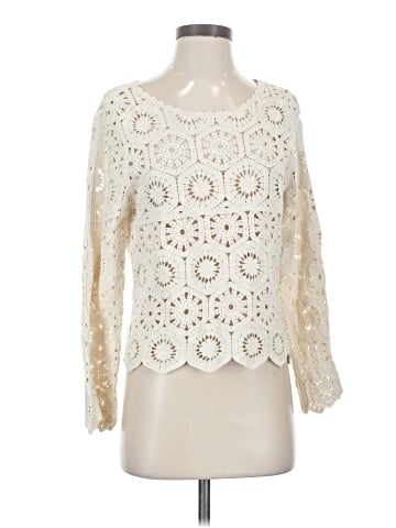 Ultra Pink 3/4 Sleeve Blouse (view 1)