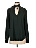 Ann Taylor 100% Polyester Green Long Sleeve Blouse Size S - photo 1