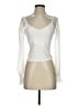 Almost Famous Ivory Long Sleeve Top Size S - photo 1