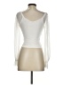 Almost Famous Ivory Long Sleeve Top Size S - photo 2