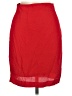Zara 100% Rayon Solid Red Formal Skirt Size 6 - photo 1