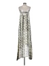 Pink Stitch 100% Polyester Silver Casual Dress Size 4 - photo 2