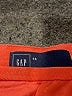 Gap 100% Cotton Solid Orange Shorts Size 14 - photo 3