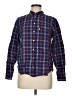 Levi's Plaid Blue Long Sleeve Button-Down Shirt Size M - photo 1