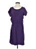 Aqua 100% Polyester Solid Purple Casual Dress Size XS - photo 1