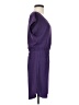 Aqua 100% Polyester Solid Purple Casual Dress Size XS - photo 4
