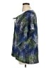 IZOD 100% Polyester Blue Short Sleeve Blouse Size XL - photo 5