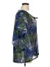 IZOD 100% Polyester Blue Short Sleeve Blouse Size XL - photo 4