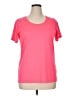 Nike 100% Recycled Polyester Pink Active T-Shirt Size XL - photo 1