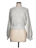 1.State Metallic Silver Pullover Sweater Size L - photo 1