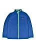 Lands' End 100% Polyester Solid Blue Track Jacket Size 8 - photo 1
