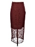 Zara Burgundy Formal Skirt Size S - photo 1