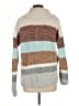 Lands' End Color Block Tan Turtleneck Sweater Size M - photo 2