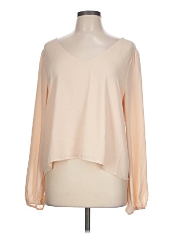 Lulus Long Sleeve Blouse (view 1)