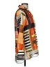 Mishca 100% Polyester Color Block Orange 3/4 Sleeve Blouse Size M - photo 4