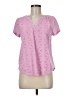 St. John's Bay Pink Short Sleeve Blouse Size M (petite) - photo 1