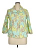 Christopher & Banks Print Green Jacket Size XL - photo 1