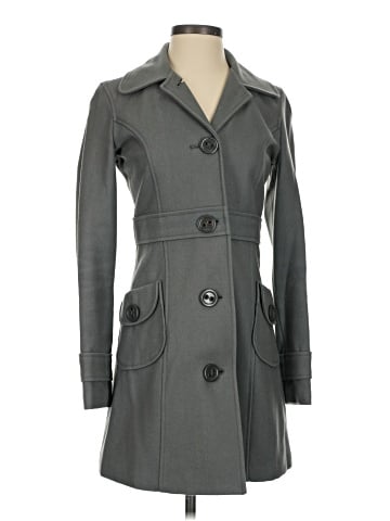 Tulle Wool Coat (view 1)
