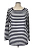 MICHAEL Michael Kors Stripes White Pullover Sweater Size L - photo 1