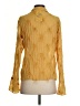 Kaelyn-Max 100% Polyester Yellow Long Sleeve Blouse Size S - photo 2