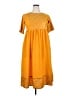 A.L.C. Solid Yellow Casual Dress Size XXL - photo 1