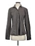 Doublju Gray Long Sleeve Button-Down Shirt Size L - photo 1